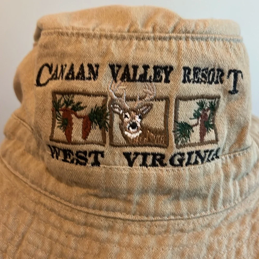 Canaan Valley Resort Tan Bucket Hat Child Size Boy/Girl